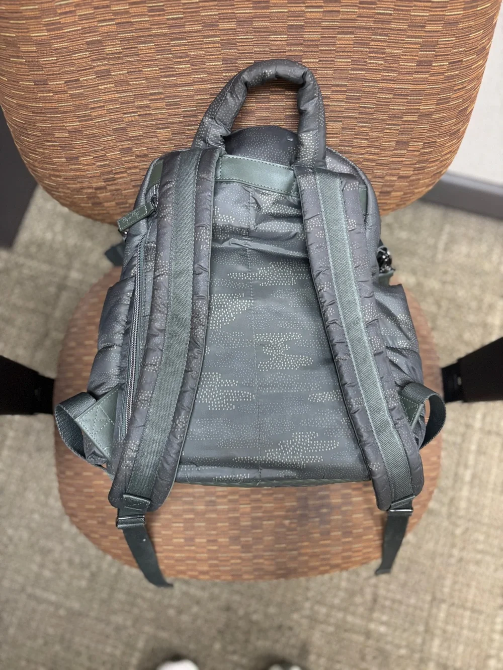 Itzy Ritzy Dream Diaper Bag Backpack w/Changing Pad in Cloud Camo